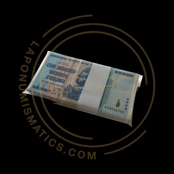 Zimbabwe-100 Trillion Dollar 100 Pcs Consecutive Uncirculated
